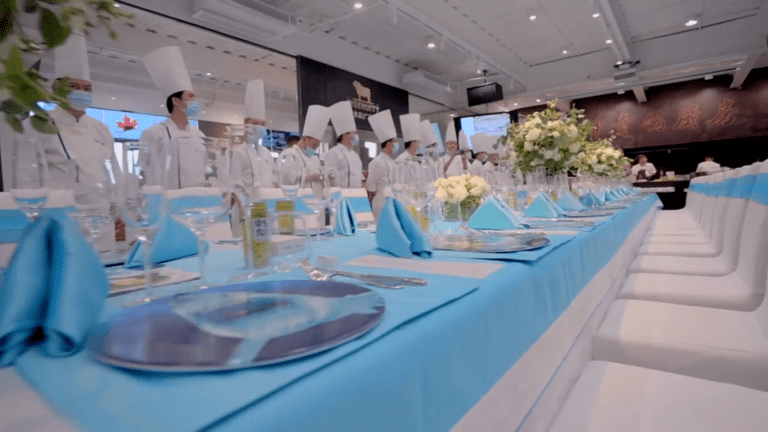A Breath of Fresh Air: The Aegean Banquet Setup