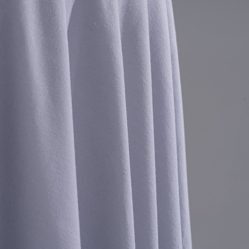 Premium 100% Pure Cotton Grey Round Tablecloth – Elegant Heavyweight Seamless Hotel Banquet Linen for Modern Weddings and Fine Dining - Image 2
