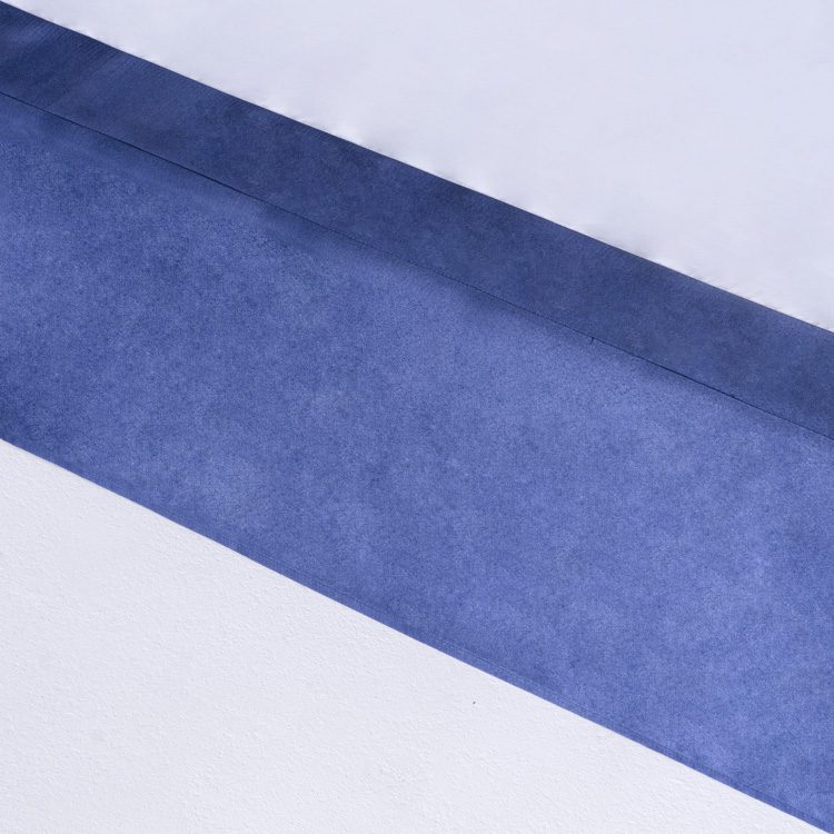 Professional Midnight Blue Hotel Bed Skirt – Tailored Minimalist Dust Ruffle with Precision Box Pleats for Executive Guest Suites and Modern Hospitality Decor - Image 2