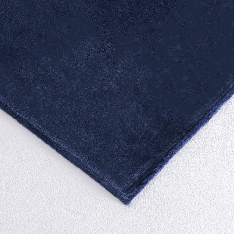 Luxurious Navy Blue Hotel Blanket – Ultra-Soft 100% Polyester Fleece Throw with High Thermal Retention and Industrial Durability for Executive Hospitality Suites - Image 7