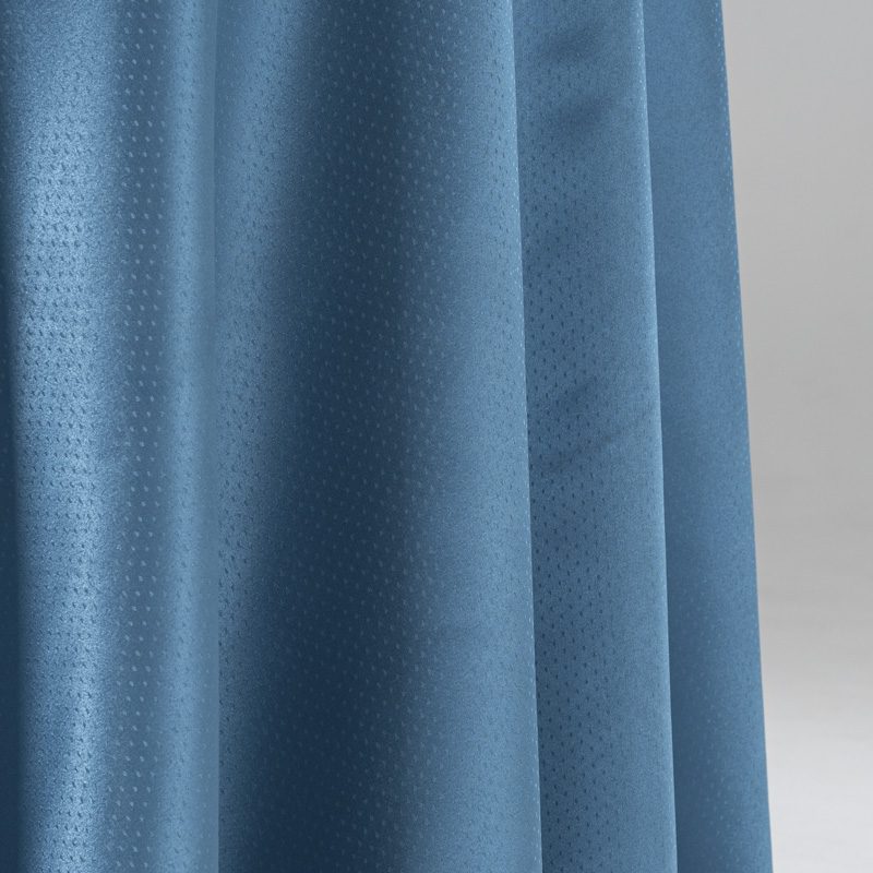 Luxurious Blue Polyester Jacquard Round Tablecloth – Elegant "Raindrop" Pattern Hotel Banquet Linen for Weddings and Upscale Events - Image 2