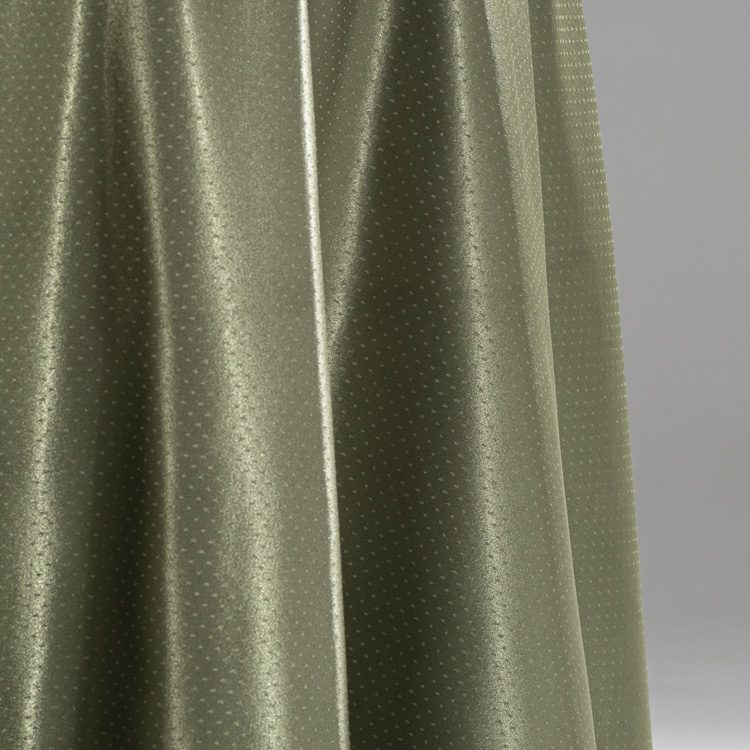 Luxurious Green Polyester Jacquard Round Tablecloth – Elegant "Raindrop" Pattern Hotel Banquet Linen for Weddings and Upscale Events - Image 6