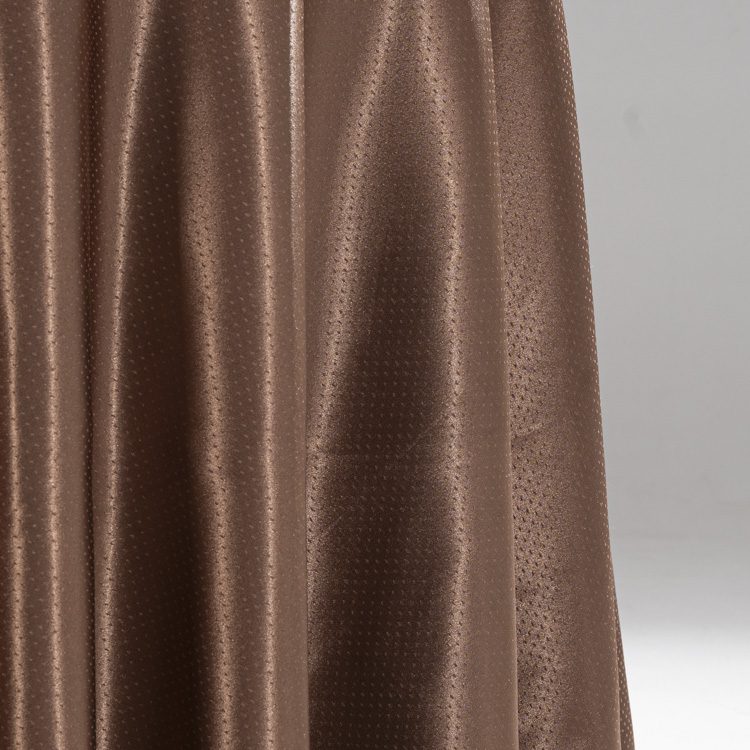 Luxurious Coffee Brown Polyester Jacquard Round Tablecloth – Elegant "Raindrop" Pattern Hotel Banquet Linen for Weddings and Upscale Events - Image 7