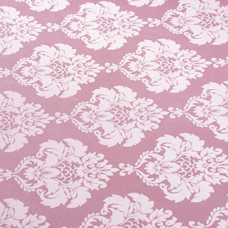 Romantic Pink Polyester Jacquard Round Tablecloth – Elegant "Starry Floral" Pattern Hotel Banquet Linen for Weddings and Sweet Events - Image 2