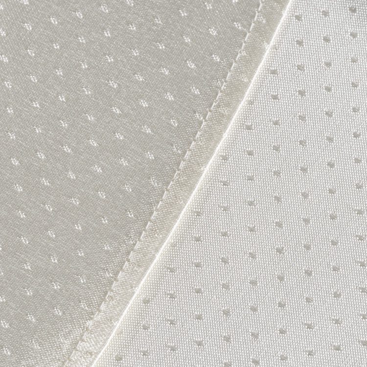 Premium White Polyester Jacquard Round Tablecloth – Elegant "Raindrop" Pattern Hotel Banquet Linen for Weddings and Upscale Events - Image 5
