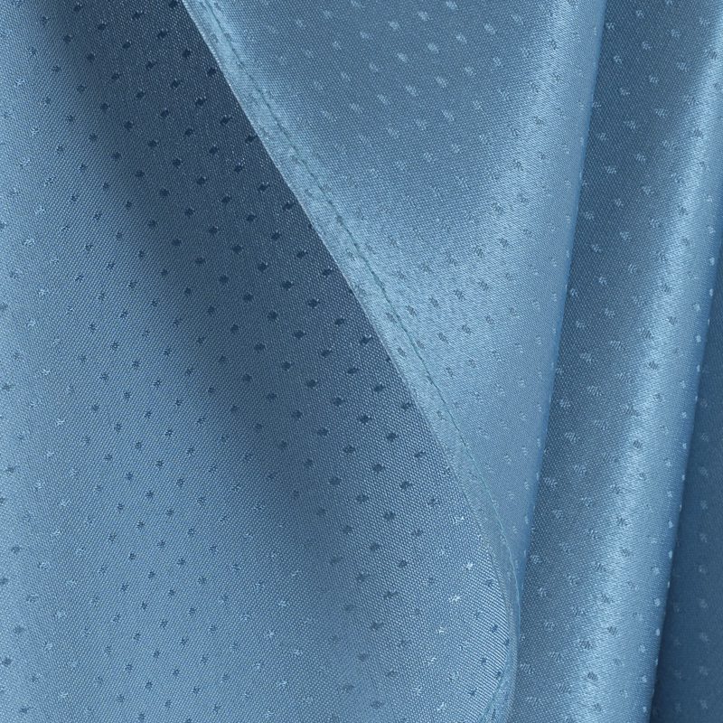 Luxurious Blue Polyester Jacquard Round Tablecloth – Elegant "Raindrop" Pattern Hotel Banquet Linen for Weddings and Upscale Events - Image 6