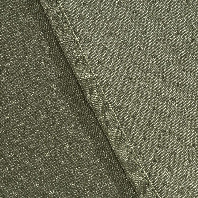Luxurious Green Polyester Jacquard Round Tablecloth – Elegant "Raindrop" Pattern Hotel Banquet Linen for Weddings and Upscale Events - Image 7