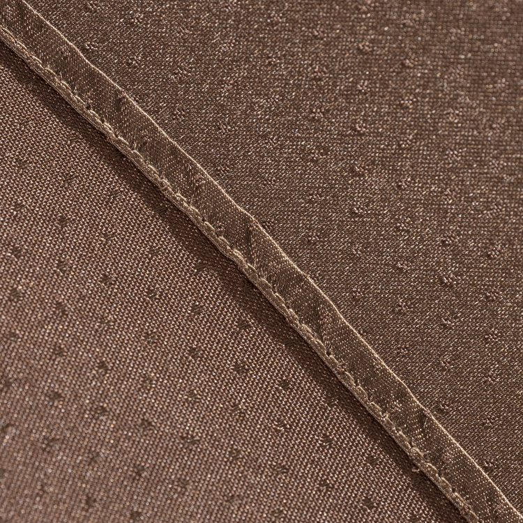 Luxurious Coffee Brown Polyester Jacquard Round Tablecloth – Elegant "Raindrop" Pattern Hotel Banquet Linen for Weddings and Upscale Events - Image 6