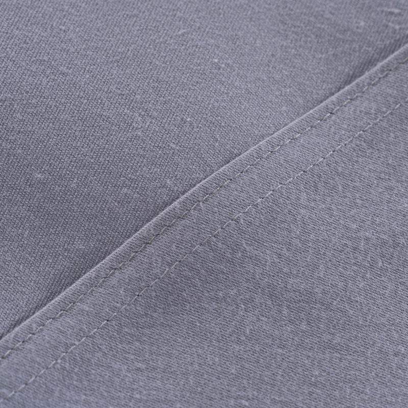 Premium 100% Pure Cotton Grey Round Tablecloth – Elegant Heavyweight Seamless Hotel Banquet Linen for Modern Weddings and Fine Dining - Image 5