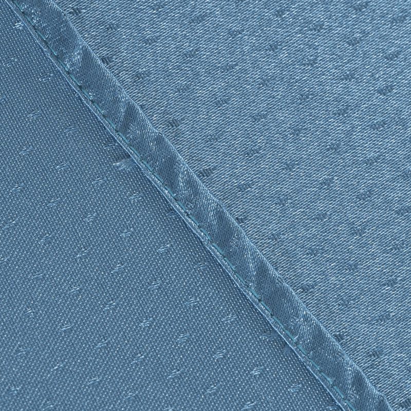 Luxurious Blue Polyester Jacquard Round Tablecloth – Elegant "Raindrop" Pattern Hotel Banquet Linen for Weddings and Upscale Events - Image 4