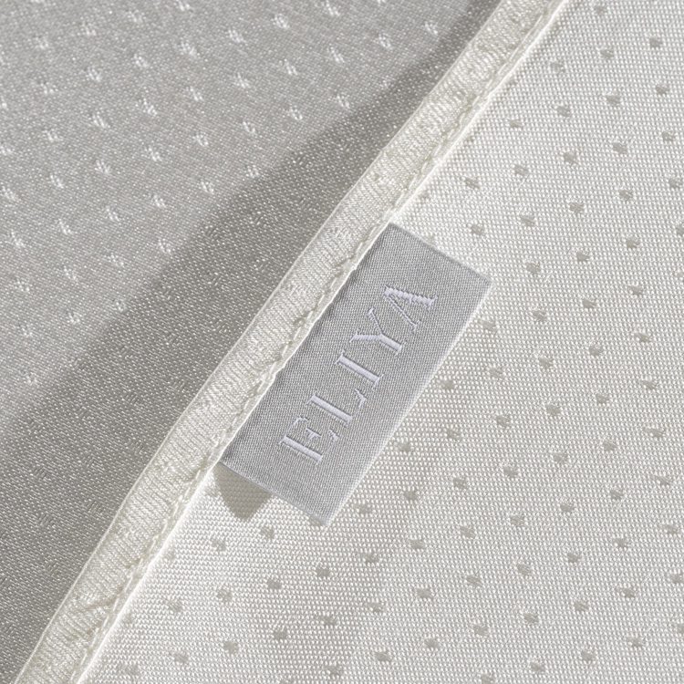 Premium White Polyester Jacquard Round Tablecloth – Elegant "Raindrop" Pattern Hotel Banquet Linen for Weddings and Upscale Events - Image 7