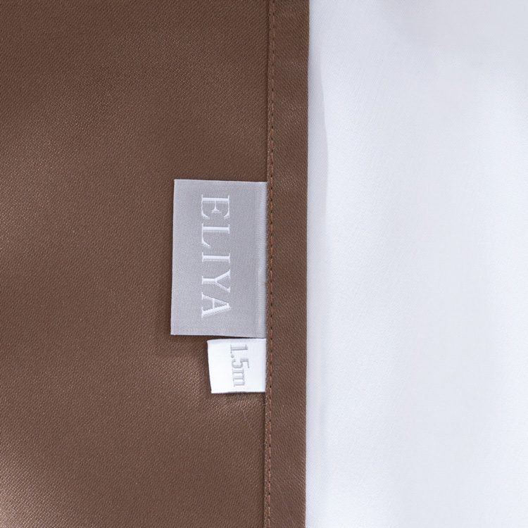Signature Chocolate Brown Satin Hotel Bed Skirt – Professional Box-Pleat Dust Ruffle with Deep Earth Tone and Silk-Gloss Finish for Boutique Hospitality Suites - Image 4