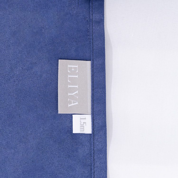 Professional Midnight Blue Hotel Bed Skirt – Tailored Minimalist Dust Ruffle with Precision Box Pleats for Executive Guest Suites and Modern Hospitality Decor - Image 6