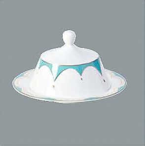 Luxury Turquoise & Gold Porcelain Dinnerware Set – Premium 12-Piece Fine Bone China Collection with Teapot, Tureen, and Plates for Executive Hotel Fine Dining - Image 6