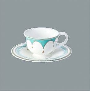 Luxury Turquoise & Gold Porcelain Dinnerware Set – Premium 12-Piece Fine Bone China Collection with Teapot, Tureen, and Plates for Executive Hotel Fine Dining - Image 4