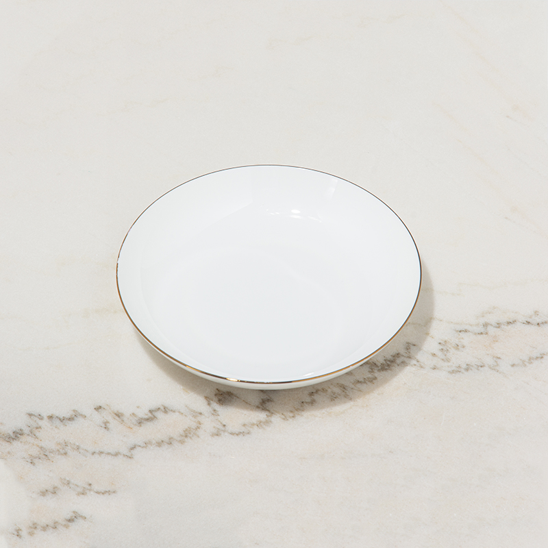 Galaxy Imperial Gold Rim Fine Bone China Dinnerware Set – Premium Ceramic Plates, Soup Bowls, and Spoons Hospitality Collection - Image 8