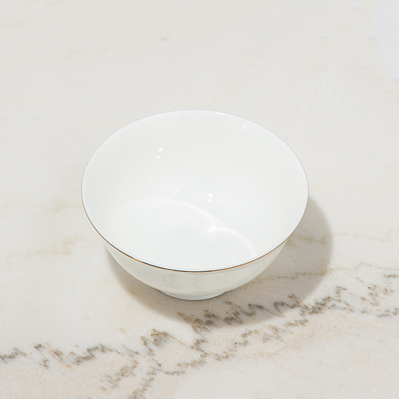 Galaxy Imperial Gold Rim Fine Bone China Dinnerware Set – Premium Ceramic Plates, Soup Bowls, and Spoons Hospitality Collection - Image 3