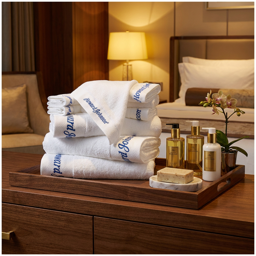 Galaxy Premium Executive Custom Embroidered Hotel Towel Collection – Luxury White Terry Cotton Bath Sheet, Hand Towel, and Washcloth Bundle with Elegant Script Lettering - Image 2