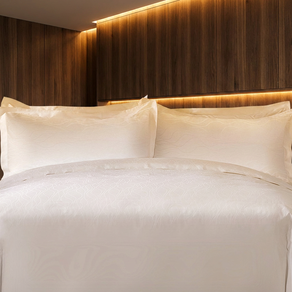 Galaxy Luxury Minimalist White Hotel Bedding Set – Premium Combed Cotton Duvet Cover and Tailored Oxford Pillowcase Bundle for Executive Suites - Image 2
