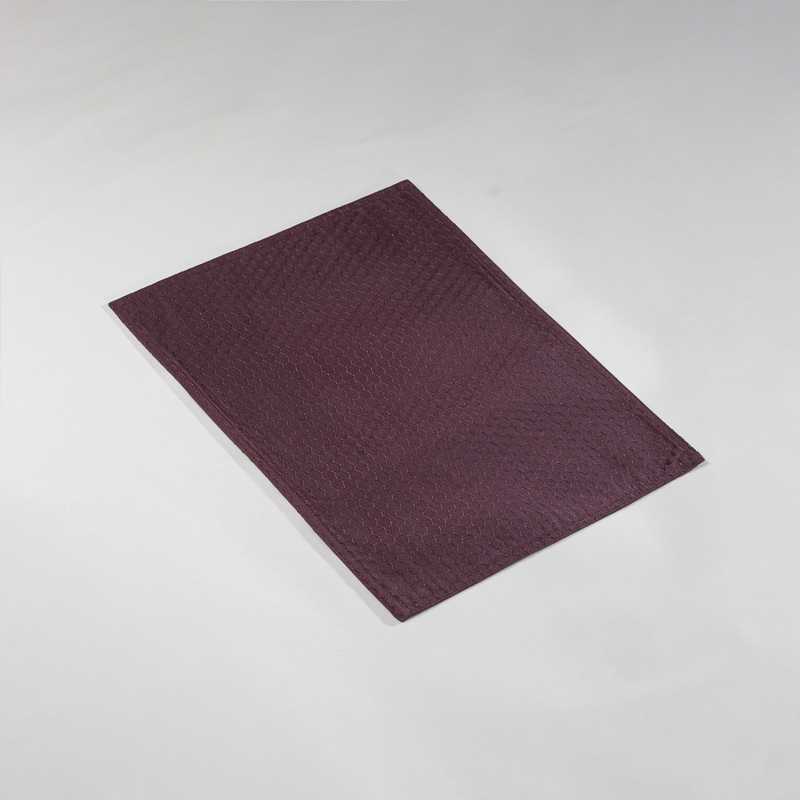 Galaxy premium water cube geo-textured fabric placemat lying flat on a light grey background.