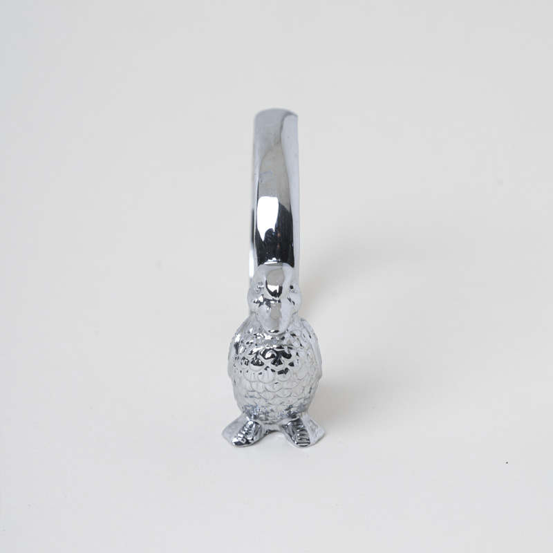 Galaxy Novelty Silver Bird Napkin Ring Holder – Premium Electroplated Metallic Table Decor for Hotel Banquets - Image 3