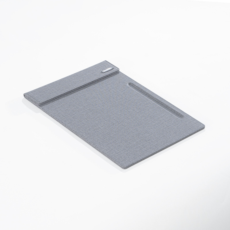 Galaxy Executive Grey Woven Fabric Hotel Guestroom Accessories Set – Premium Leatherette Desk, Vanity, and Stationery Organizer Collection - Image 5
