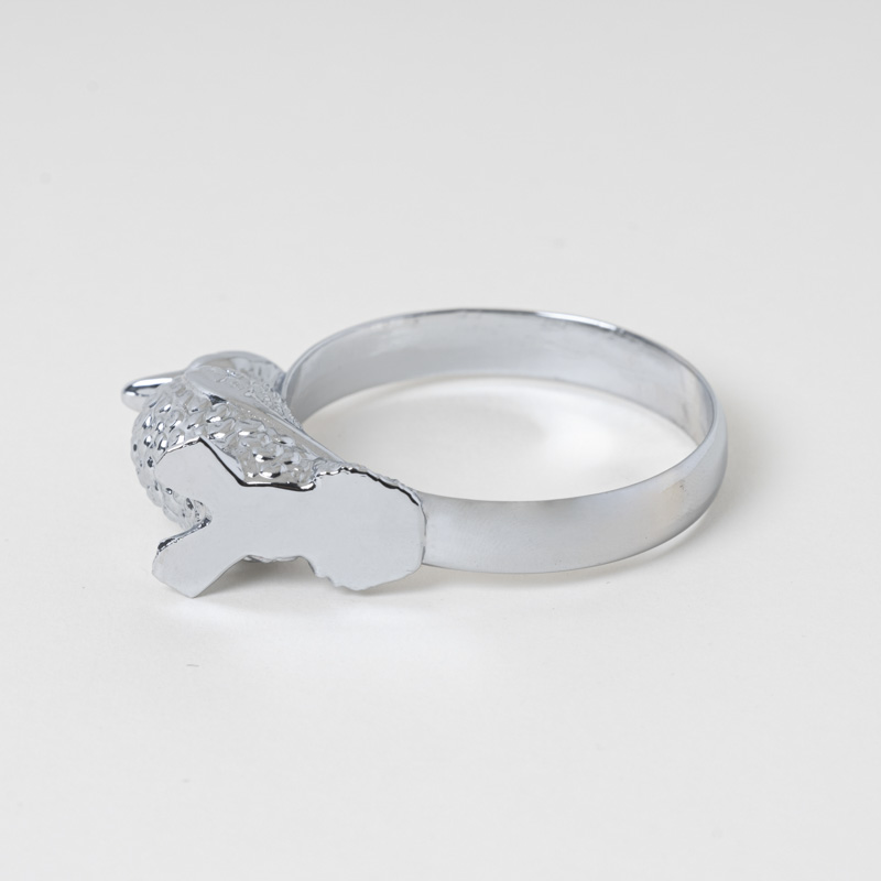 Galaxy Novelty Silver Bird Napkin Ring Holder – Premium Electroplated Metallic Table Decor for Hotel Banquets - Image 6