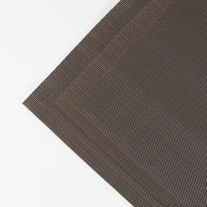 Galaxy Premium Espresso Brown Double-Bordered Woven Placemat – Commercial Hotel Dining & Restaurant Table Liner - Image 2