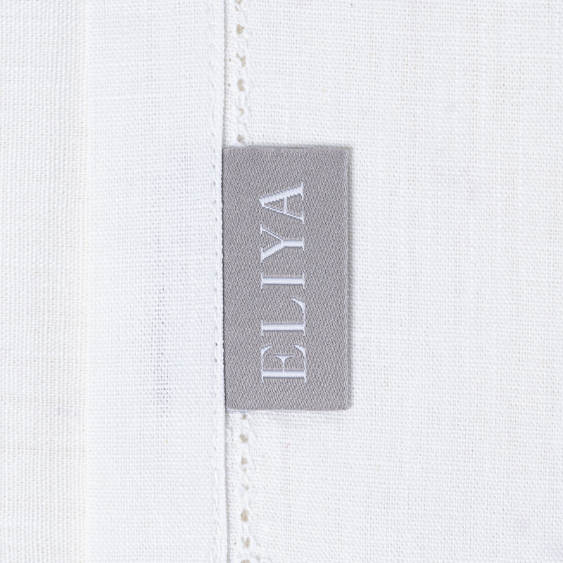Galaxy Premium Linen Hemstitch Border White Cloth Napkin – Commercial Hotel Banquet & Fine Dining Table Linen - Image 5