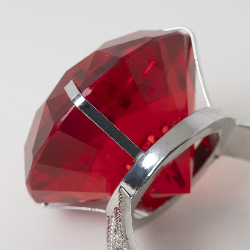 Galaxy Imperial Red Gemstone Napkin Ring Holder – Luxury Ruby Crystal Table Decor for Hotel Banquets - Image 5