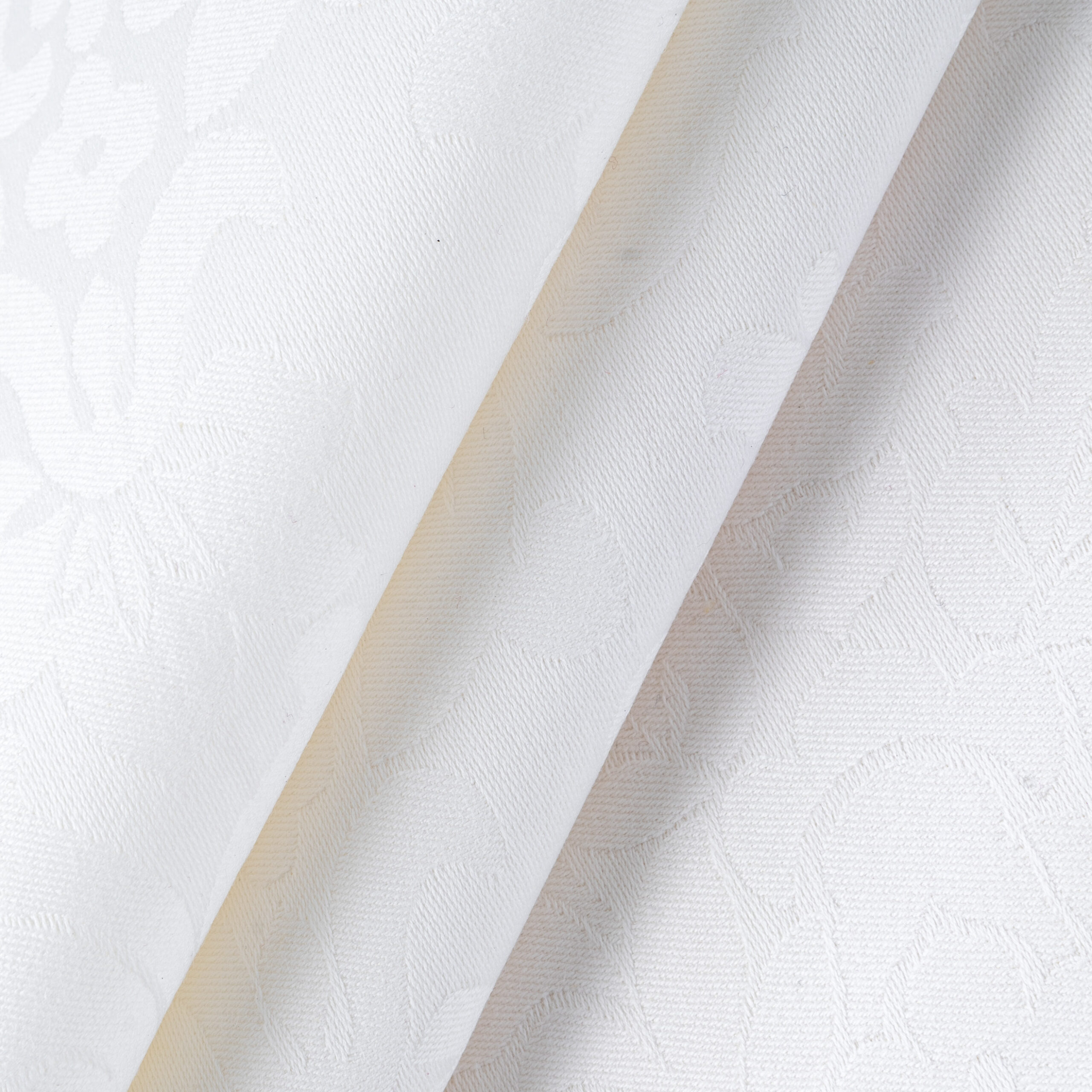 Galaxy Premium White Floral Jacquard Polyester Cloth Napkin – Commercial Hotel Banquet & Fine Dining Table Linen - Image 3
