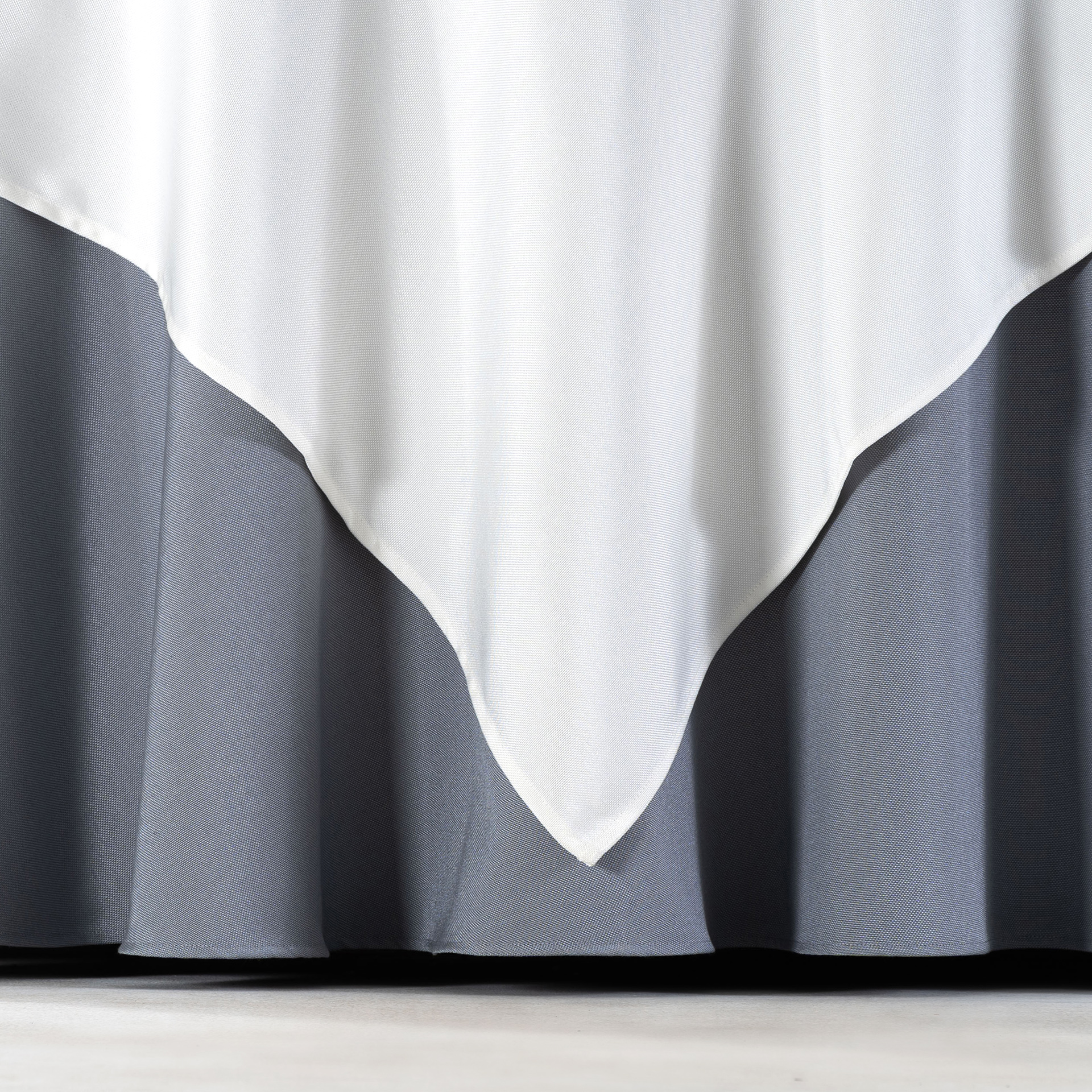 Slate Blue Hotel Banquet Table Linen & Placemat Set - Image 6