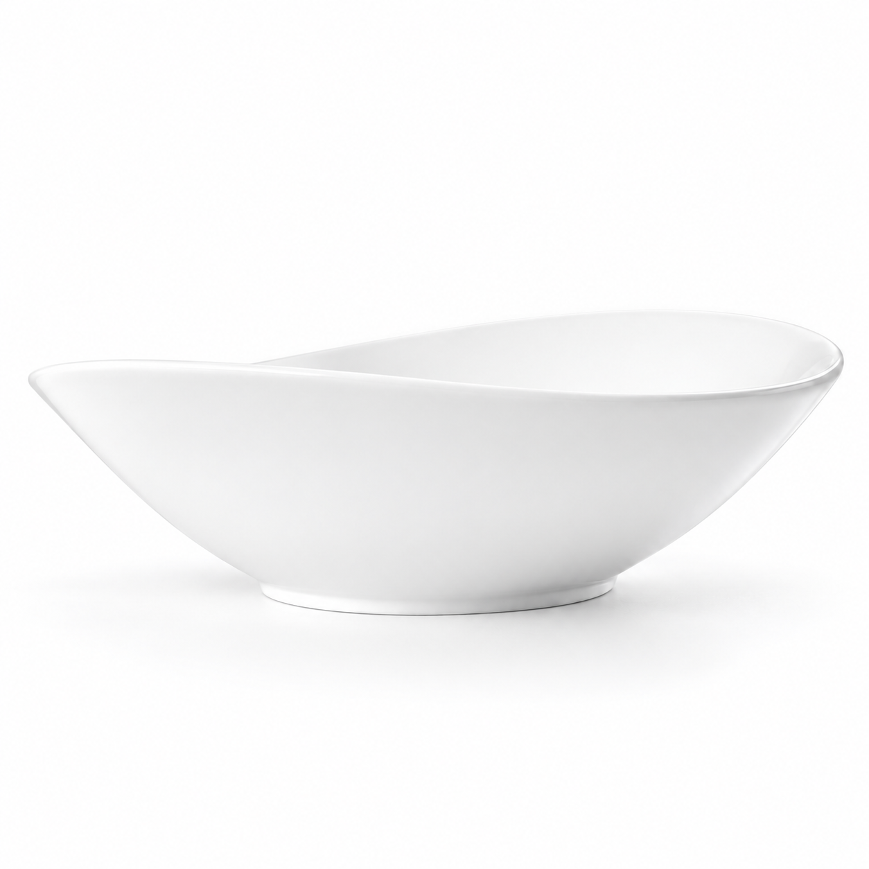 Luxury White Ceramic Hotel Salad & Soup Bowl Set - Image 5