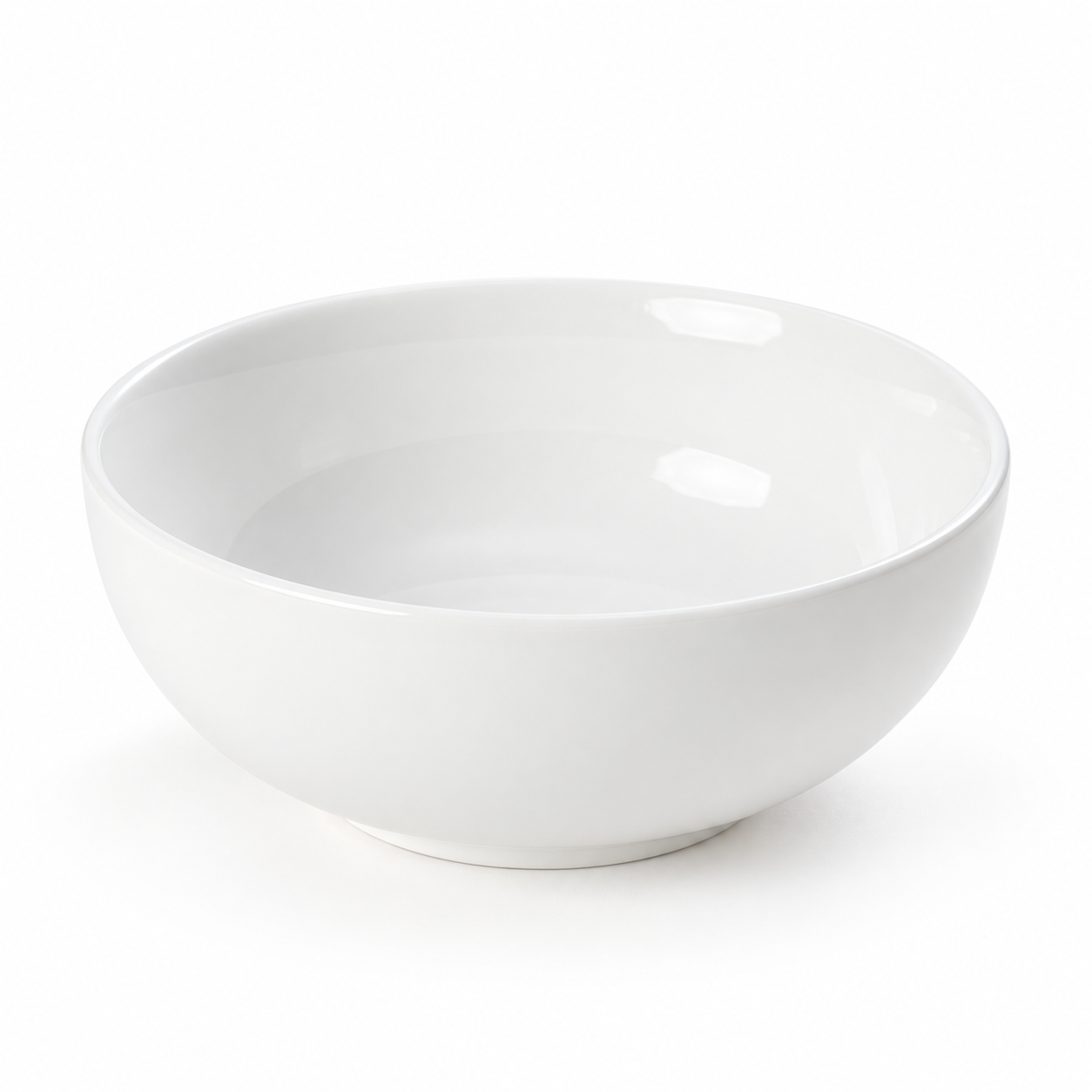 Luxury White Ceramic Hotel Salad & Soup Bowl Set - Image 3